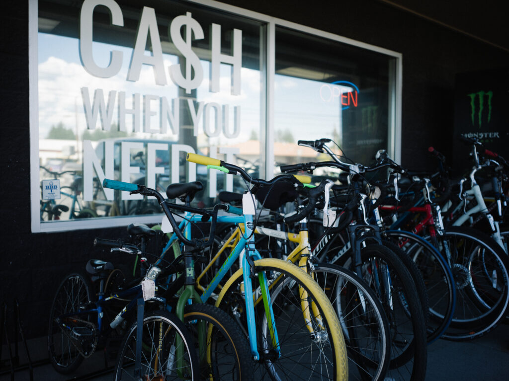 Bikes outside of Pawn 1